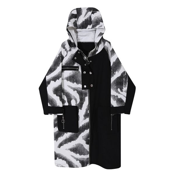 2021 women black pattern printed big size trench new hooded long sleeve loose fit windbreaker fashion spring autumn n0xl, Tan;black
2021 women black pattern printed big size trench new hooded long sleeve loose fit windbreaker fashion spring autumn n0xl, Tan;black