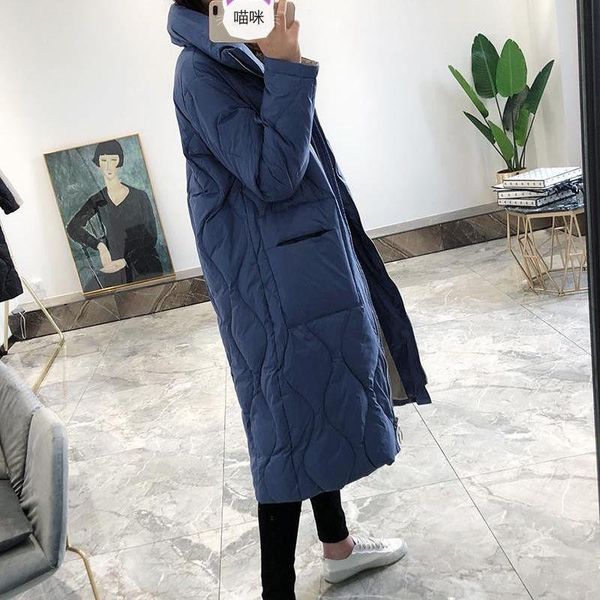 2021 winter women long snow warm white duck down parkas casual female lapel collar hooded zipper loose down coat outwear y70, Black
2021 winter women long snow warm white duck down parkas casual female lapel collar hooded zipper loose down coat outwear y70, Black