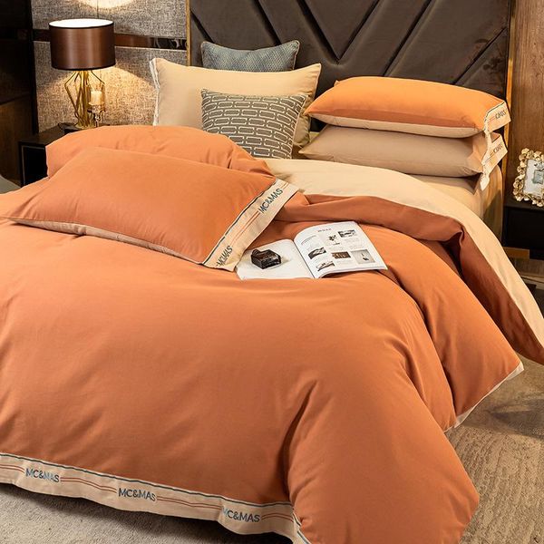100% cotton bedding set solid color luxury duvet cover set gray blue coffee quilt cover double king size 150x200x230 220x240
100% cotton bedding set solid color luxury duvet cover set gray blue coffee quilt cover double king size 150x200x230 220x240