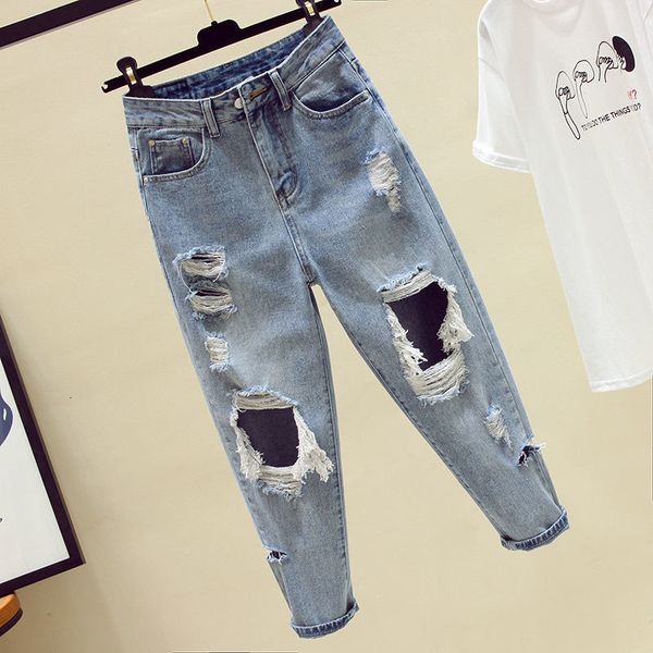 2020 spring summer reef new plus size fashion random denim broek woman ol women's teared jeans for women, Blue
2020 spring summer reef new plus size fashion random denim broek woman ol women's teared jeans for women, Blue