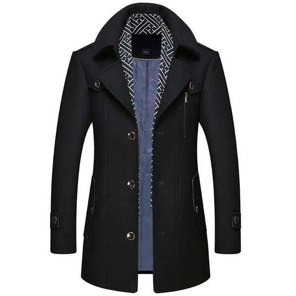 2021 new men wool overcoat fashion turn collar warm male coat jackets woolen mens coats blends scarf casual outwear single breasted ydzq, Black
2021 new men wool overcoat fashion turn collar warm male coat jackets woolen mens coats blends scarf casual outwear single breasted ydzq, Black