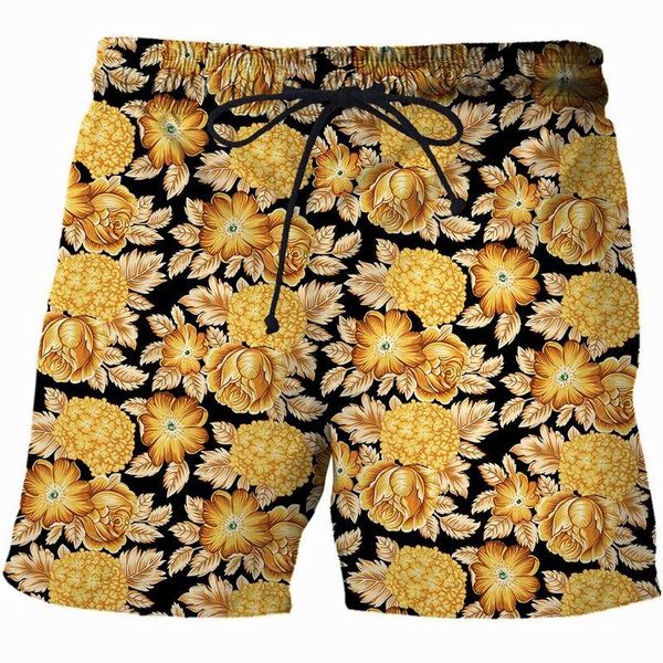 men's shorts baroque crown golden flower 3d printing and women's summer quick-drying beach pants casual sports clothing, White;black
men's shorts baroque crown golden flower 3d printing and women's summer quick-drying beach pants casual sports clothing, White;black