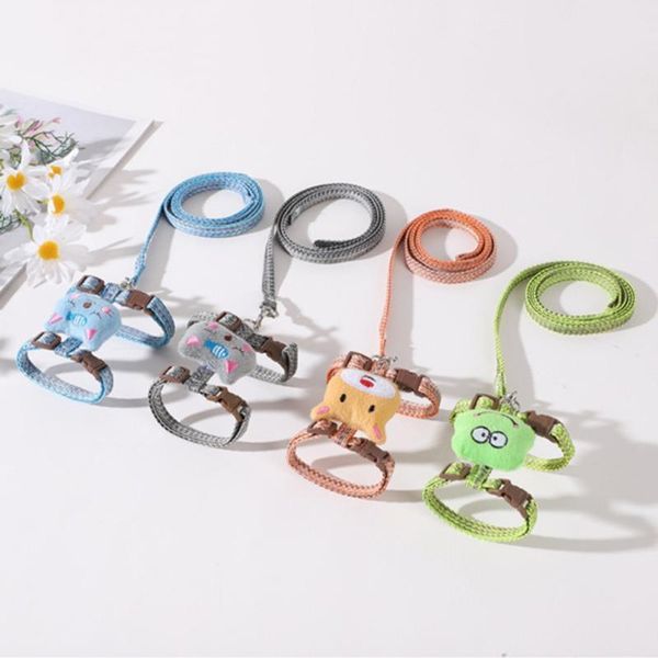 cat collars & leads pet harness and leash set comfortable cartoon puppy padded vest for walking training supplies
cat collars & leads pet harness and leash set comfortable cartoon puppy padded vest for walking training supplies