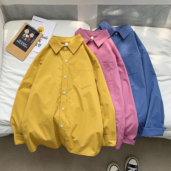 women's blouses & shirts solid shirt spring and autumn 2021 bf loose lazy long sleeve womens female white ladies
women's blouses & shirts solid shirt spring and autumn 2021 bf loose lazy long sleeve womens female white ladies