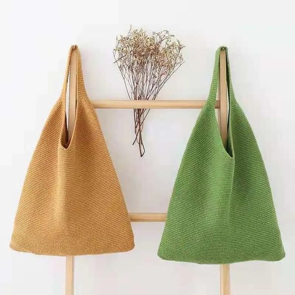 evening bags winter knitted shoulder bag female large capacity tote mesh hollow cotton handbag shopping handle designer purse sac
evening bags winter knitted shoulder bag female large capacity tote mesh hollow cotton handbag shopping handle designer purse sac