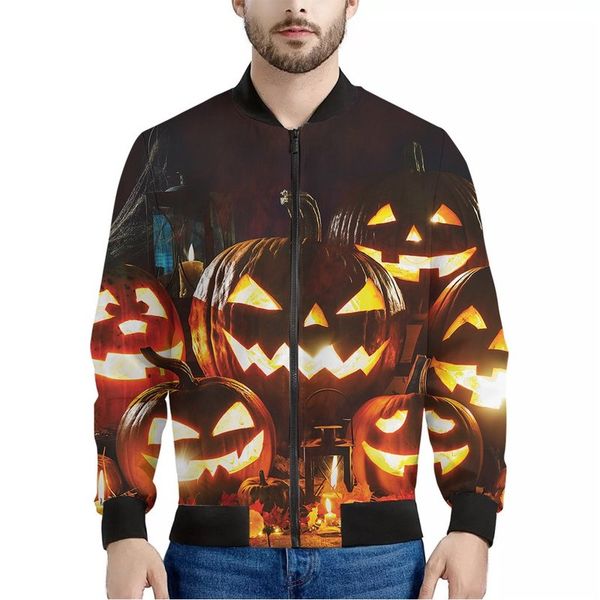halloween glowing pumpkin pattern men's baseball jacket comfortable fashion travel sports party commuter, Black;brown
halloween glowing pumpkin pattern men's baseball jacket comfortable fashion travel sports party commuter, Black;brown