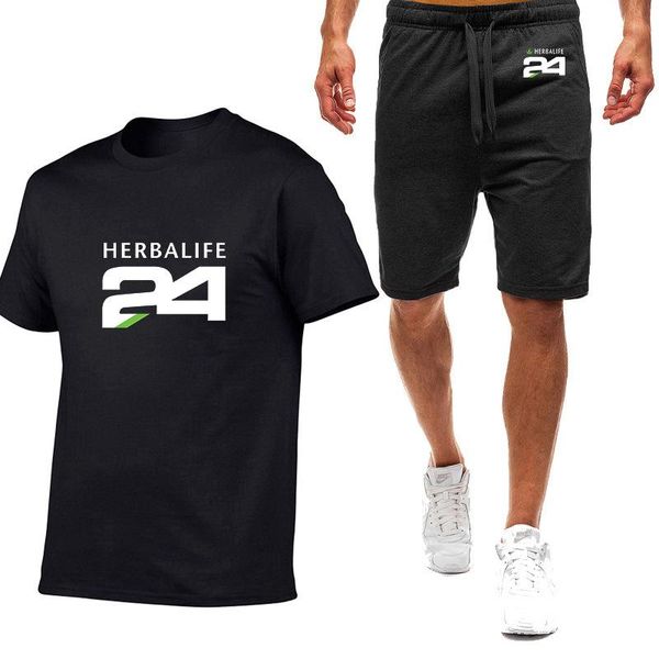 men's tracksuits herbalife 24 2021 summer shirts short sleeve shorts suit male cotton casual sport t-shirts tee, Gray
men's tracksuits herbalife 24 2021 summer shirts short sleeve shorts suit male cotton casual sport t-shirts tee, Gray
