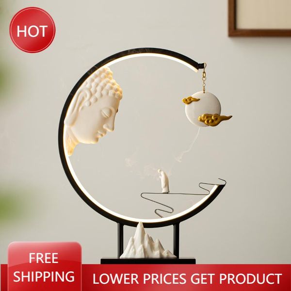 fragrance lamps holder incense burner pond light ornament smoke backflow inscence diffuser waterfall inciensos zen decor ag50xl
fragrance lamps holder incense burner pond light ornament smoke backflow inscence diffuser waterfall inciensos zen decor ag50xl