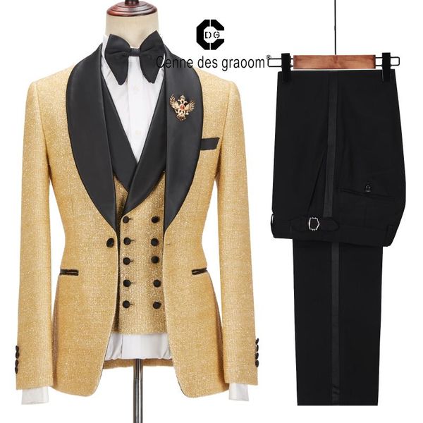 men's suits & blazers cenne des graoom latest coat design men tailor-made tuxedo 3 pieces wedding party singer groom costume homme gold, White;black
men's suits & blazers cenne des graoom latest coat design men tailor-made tuxedo 3 pieces wedding party singer groom costume homme gold, White;black