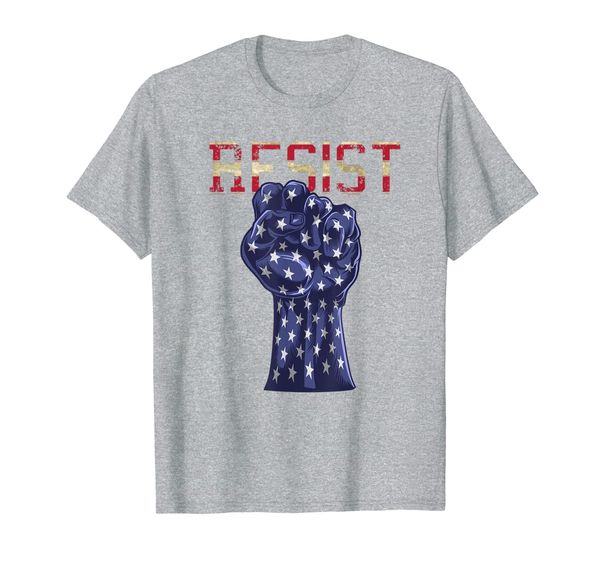 resist american fist t-shirt, White;black
resist american fist t-shirt, White;black