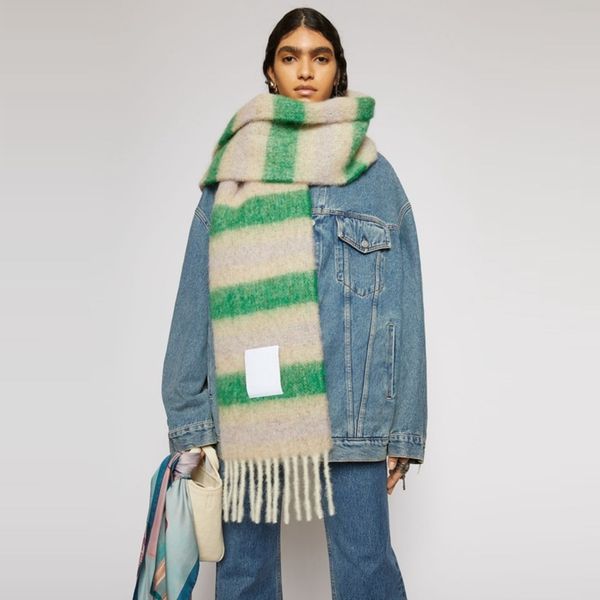 ac studios imitation cashmere shawl in autumn and winter fashion chequered scarf warms students necks thicker shawls, Blue;gray
ac studios imitation cashmere shawl in autumn and winter fashion chequered scarf warms students necks thicker shawls, Blue;gray