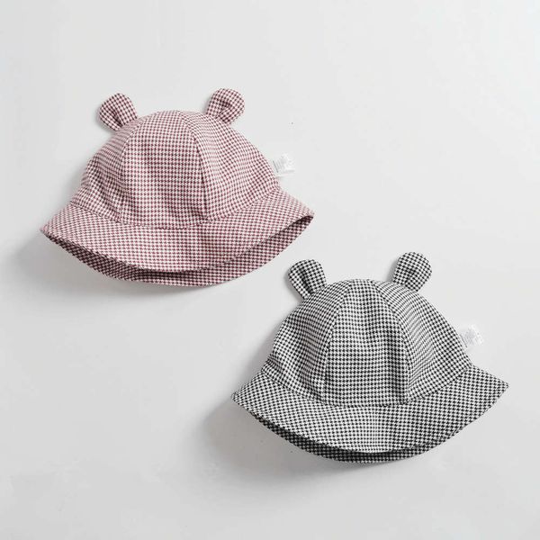 moonmlon spring and autumn new children's double ear basin thousand bird lattice fisherman's baby hat christmas, Yellow
moonmlon spring and autumn new children's double ear basin thousand bird lattice fisherman's baby hat christmas, Yellow