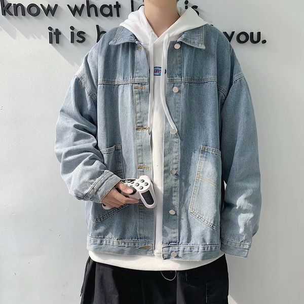 autumn and winter 2021 new men's handsome relaxed fashion brand couple denim jacket, Black;brown
autumn and winter 2021 new men's handsome relaxed fashion brand couple denim jacket, Black;brown