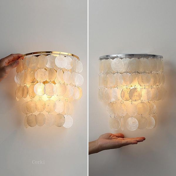wall lamp modern simple natural shell led lights loft bar bedroom dining room living bedside cafer lighting fixtures
wall lamp modern simple natural shell led lights loft bar bedroom dining room living bedside cafer lighting fixtures