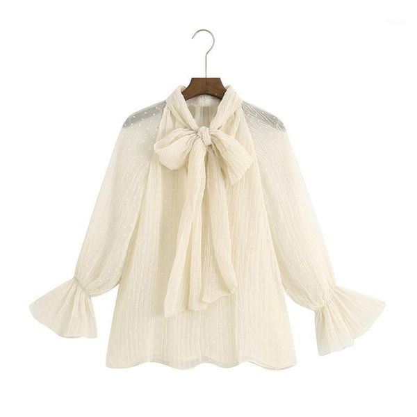 women pullover shirts feminina casual ladies female work office blouse lace polka dot puff sleeve women's blouses &, White
women pullover shirts feminina casual ladies female work office blouse lace polka dot puff sleeve women's blouses &, White