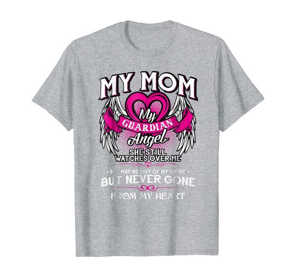 my guardian angel my mom shirt she watches over me tshirt, White;black
my guardian angel my mom shirt she watches over me tshirt, White;black