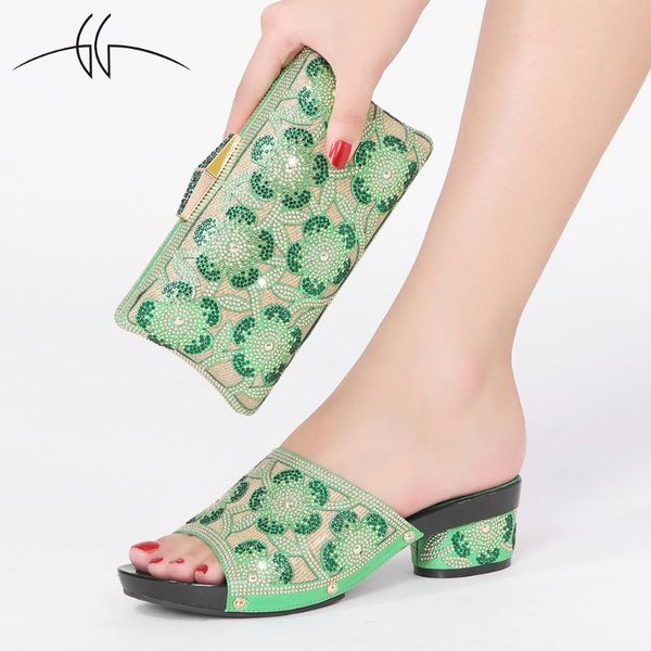 slippers women's winter woman golden african shoe bag set with rhinestone decoration party banquet sandals and, Black
slippers women's winter woman golden african shoe bag set with rhinestone decoration party banquet sandals and, Black
