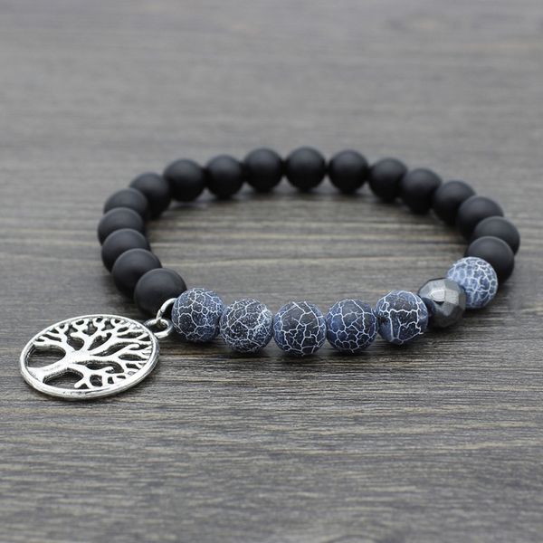 new design natural stone agate beads strands bracelets life of tree charm bracelet, Black
new design natural stone agate beads strands bracelets life of tree charm bracelet, Black