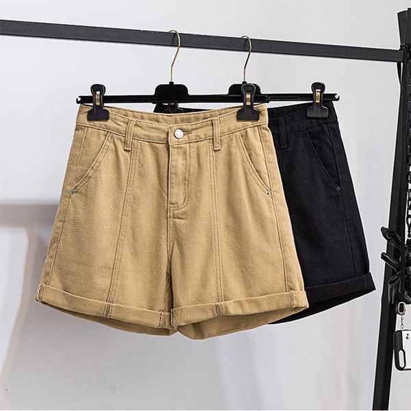 women's shorts summer cuffs patchwork pants short women high waist plus size casual ladies fashion pantalones mujer black straight, White;black
women's shorts summer cuffs patchwork pants short women high waist plus size casual ladies fashion pantalones mujer black straight, White;black