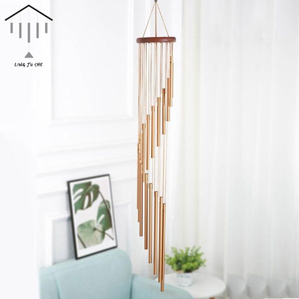 decorative objects & figurines 18 aluminum alloy tube wind chime with wooden board wall window hanging decor
decorative objects & figurines 18 aluminum alloy tube wind chime with wooden board wall window hanging decor