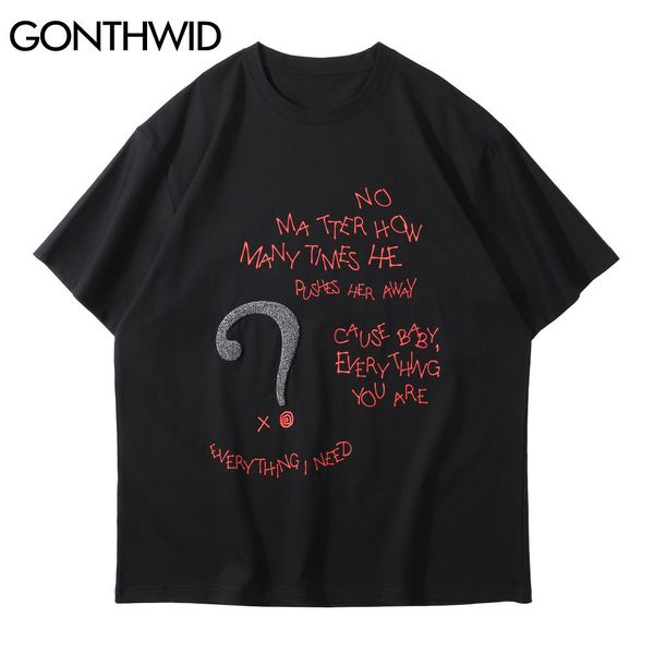 gonthwid t-shirts streetwear harajuku hip hop letter print embroidery symbol tshirts mens fashion casual short sleeve loose c0315, White;black
gonthwid t-shirts streetwear harajuku hip hop letter print embroidery symbol tshirts mens fashion casual short sleeve loose c0315, White;black