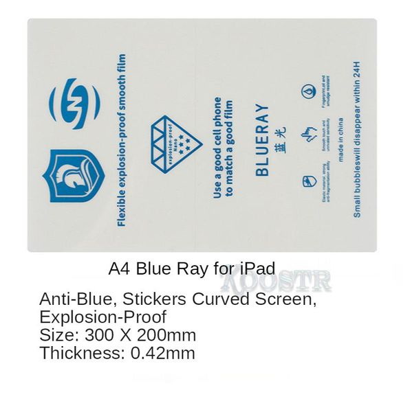 power tool sets a4 hd hydraulic matte flexible anti-blueray film for ipad front screen protector ultra thin any cutting machine
power tool sets a4 hd hydraulic matte flexible anti-blueray film for ipad front screen protector ultra thin any cutting machine