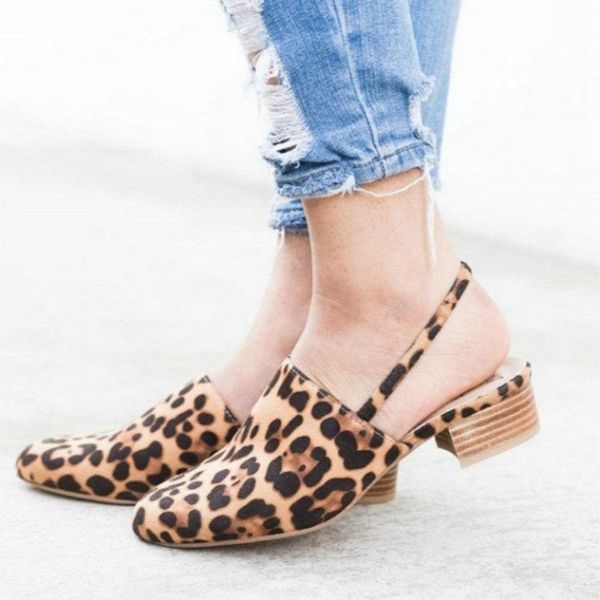 large size 35-43 2021 new summer women leopard pumps med heels comfort shoes woman leisure suede sandals for female jeans, Black
large size 35-43 2021 new summer women leopard pumps med heels comfort shoes woman leisure suede sandals for female jeans, Black