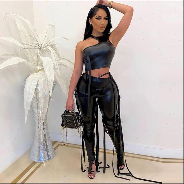 casual pu leather joggers drawstring women capris bandage high waist sweatpants spring clothes for solid color, Black;white
casual pu leather joggers drawstring women capris bandage high waist sweatpants spring clothes for solid color, Black;white