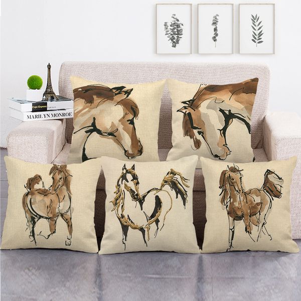 45cm*45cm paiting horse design cushion cover linen/cotton sofa and seat pillow cover decorative pillow case
45cm*45cm paiting horse design cushion cover linen/cotton sofa and seat pillow cover decorative pillow case