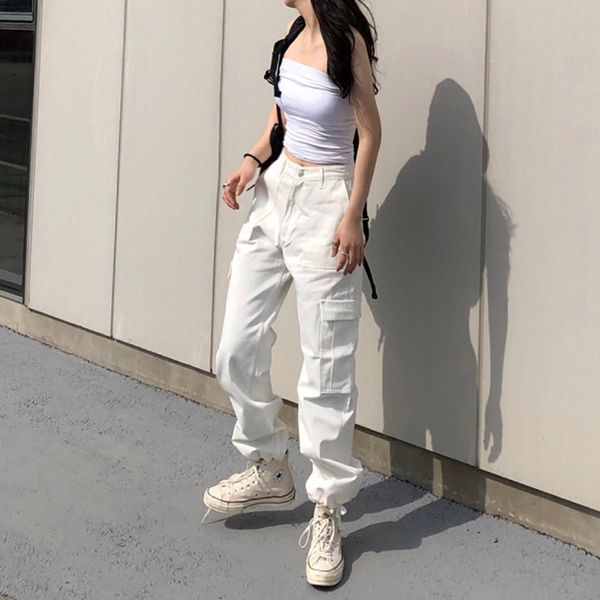 harajuku high waist cargo pants women black white casual sweatpants korean fashion ladies trousers pocket streeetwear
harajuku high waist cargo pants women black white casual sweatpants korean fashion ladies trousers pocket streeetwear