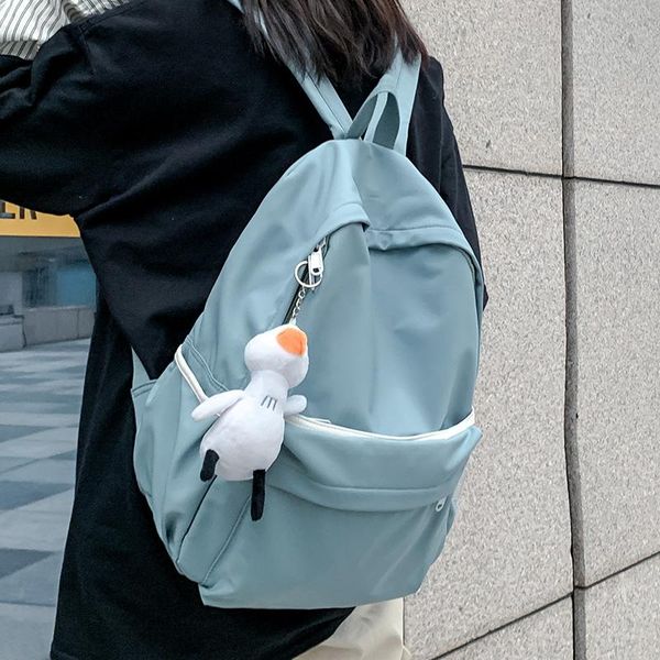 backpack backpacks with summer styles simple contrast design waterproof nylon travel couple models student bag