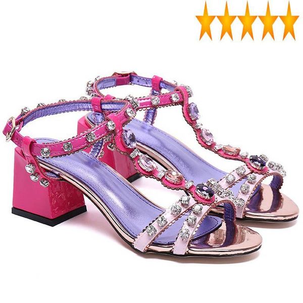 summer women sandals office mixed colors block open toe diamonds genuine leather sandal female plus size heels shoes, Black
summer women sandals office mixed colors block open toe diamonds genuine leather sandal female plus size heels shoes, Black