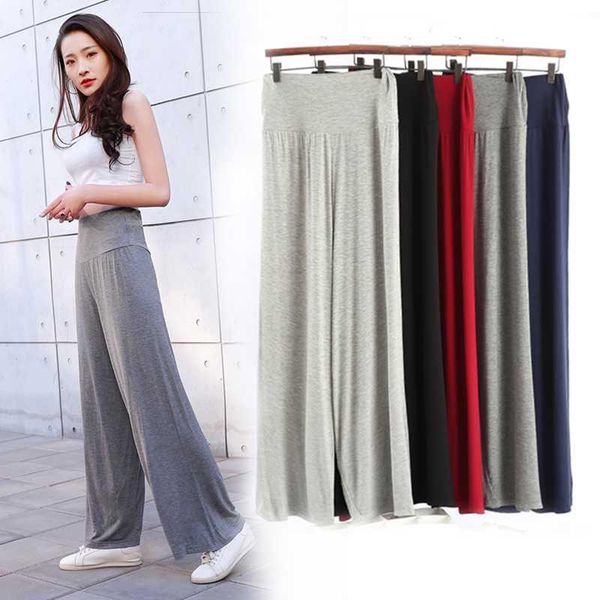 women's pants & capris women 2021 spring summer modal wide leg casual loose solid elastic waist straight female ankle-length trousers v, Black;white
women's pants & capris women 2021 spring summer modal wide leg casual loose solid elastic waist straight female ankle-length trousers v, Black;white