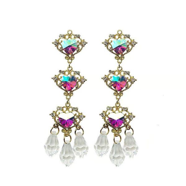 stud fashion jewelry crystal love earrings temperament net red long female romantic luxury gift, Golden;silver
stud fashion jewelry crystal love earrings temperament net red long female romantic luxury gift, Golden;silver