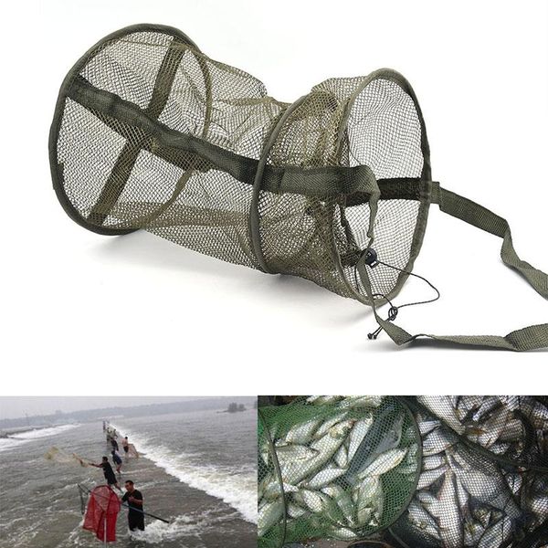 network fold landing net portable dark green fishing net round folding fish shrimp mesh cage cast fishing trap
network fold landing net portable dark green fishing net round folding fish shrimp mesh cage cast fishing trap