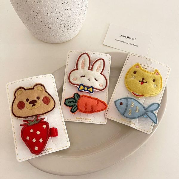hair accessories korean girls' hairpin cute cartoon bear bb clip bangs duck beak jewelry suitable for girls, Slivery;white
hair accessories korean girls' hairpin cute cartoon bear bb clip bangs duck beak jewelry suitable for girls, Slivery;white