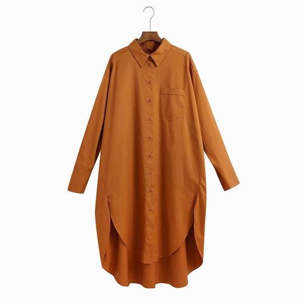 women wide and long shirt autumn fashion long sleeve modern lady d 210602, White
women wide and long shirt autumn fashion long sleeve modern lady d 210602, White