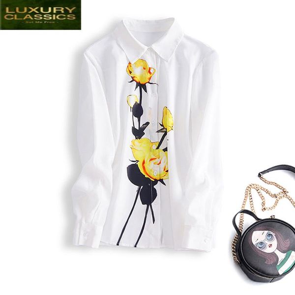 women's blouses & shirts silk vintage 100% real blouse 2021 korean elegant ladies floral women shirt boho long sleeve blusas 3341, White
women's blouses & shirts silk vintage 100% real blouse 2021 korean elegant ladies floral women shirt boho long sleeve blusas 3341, White