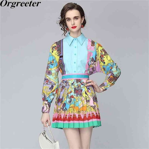 summer fall fashion temperament retro pattern print lapel shirt and high waist skirt suit two piece sets female 210602, Black;white
summer fall fashion temperament retro pattern print lapel shirt and high waist skirt suit two piece sets female 210602, Black;white
