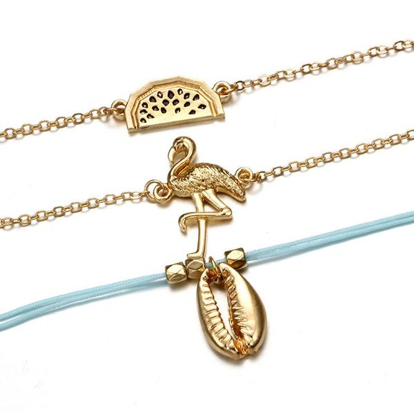 charm bracelets diezi bohemia geometry beach shell coconut tree flamingo bracelet sets for women blue rope beads jewelry gifts, Golden;silver
charm bracelets diezi bohemia geometry beach shell coconut tree flamingo bracelet sets for women blue rope beads jewelry gifts, Golden;silver