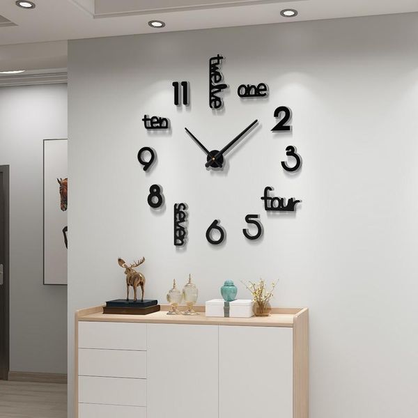 wall clocks fashion mirror acrylic 3d big sticker clock diy modern design decoration gift
wall clocks fashion mirror acrylic 3d big sticker clock diy modern design decoration gift