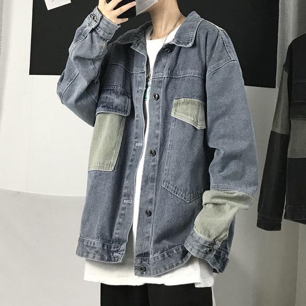men's jackets men jacket solid color women plus size denim coat fall 2021 spring korean style designer single breasted pockets fashion, Black;brown
men's jackets men jacket solid color women plus size denim coat fall 2021 spring korean style designer single breasted pockets fashion, Black;brown