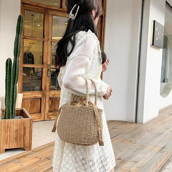 duffel bags women summer woven straw beach bag vintage drawstring handbag boho basket purse
duffel bags women summer woven straw beach bag vintage drawstring handbag boho basket purse