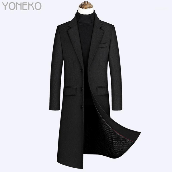 winter over the knee long men's fashion slim wool coat luxury business gentleman youth thick warm trench coats, Tan;black
winter over the knee long men's fashion slim wool coat luxury business gentleman youth thick warm trench coats, Tan;black