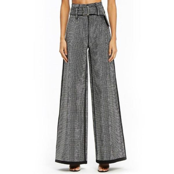 women's pants & capris full beading high waist wide legs longer female bling casual style trousers wq1861, Black;white
women's pants & capris full beading high waist wide legs longer female bling casual style trousers wq1861, Black;white