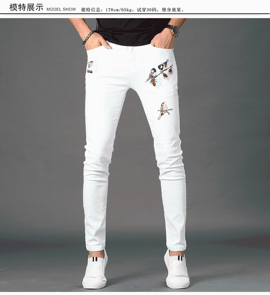 men's jeans sw03133 fashion 2021 runway luxury european design party style clothing, Blue
men's jeans sw03133 fashion 2021 runway luxury european design party style clothing, Blue