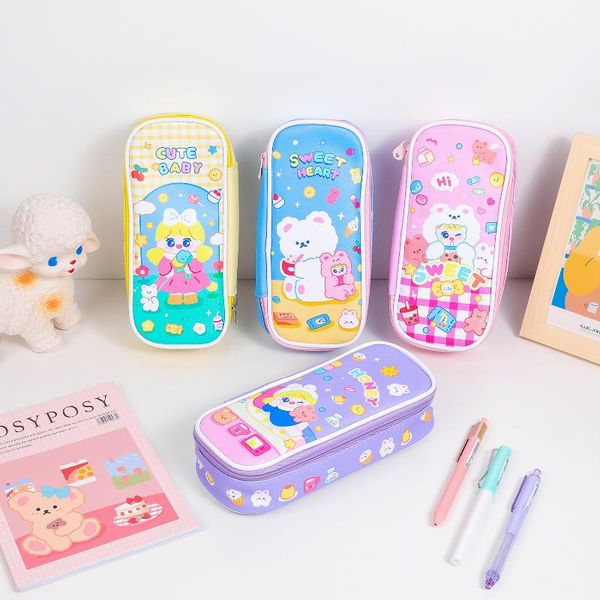 pencil cases kawaii case for girls school pencilcase large capacity pen box big stationery penal bag cute bear cartridge kit supplies
pencil cases kawaii case for girls school pencilcase large capacity pen box big stationery penal bag cute bear cartridge kit supplies