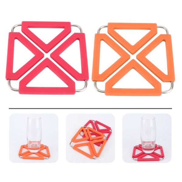 2pcs heat-insulation anti-skid creative safe table mat place mat pot holder
2pcs heat-insulation anti-skid creative safe table mat place mat pot holder