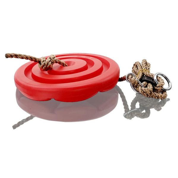 indoor outdoor swing disc rope swing with adjustable nylon string red for kid children play
indoor outdoor swing disc rope swing with adjustable nylon string red for kid children play