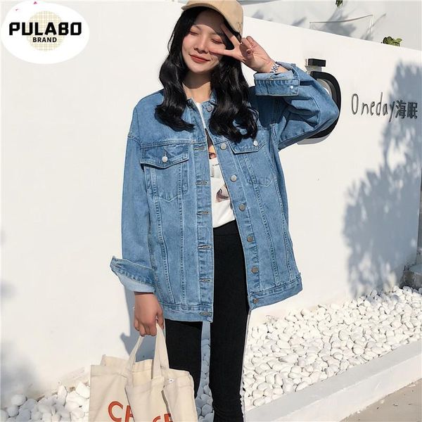 women's jackets spring autumn jeans jacket women blue solid turn-down collar woman coats fashion casual streetwear plus size clothing 2, Black;brown
women's jackets spring autumn jeans jacket women blue solid turn-down collar woman coats fashion casual streetwear plus size clothing 2, Black;brown